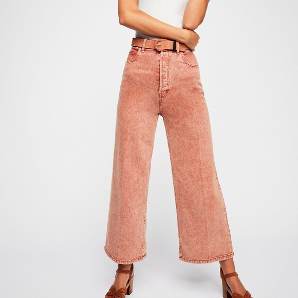 free people wales wide leg jean